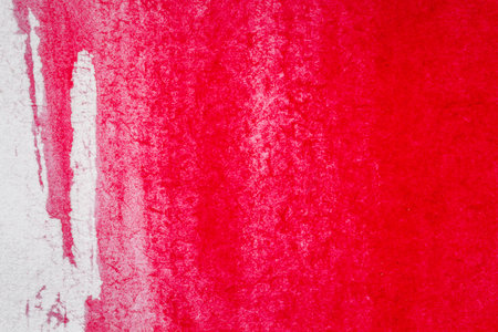 Abstract hand drawn red watercolor paints backgroundの写真素材