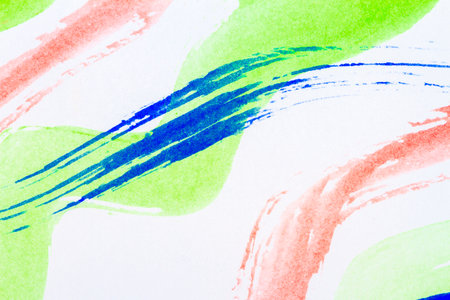 Macro shot of abstract watercolor art background. Fragment of artwork. Brushed watercolor paint....