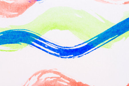 Macro shot of abstract watercolor art background. Fragment of artwork. Brushed watercolor paint. Modern contemporary art. Grunge image.の写真素材