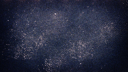 Blank grained film strip texture background with heavy grain and dustの写真素材