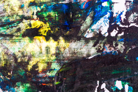 Abstract colorful hand painted acrylic background, creative abstract hand painted background, close...