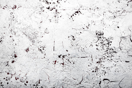 Silver color messy wall stucco texture background. Decorative wall paint.