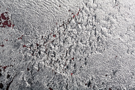 Silver color messy wall stucco texture background. Decorative wall paint.