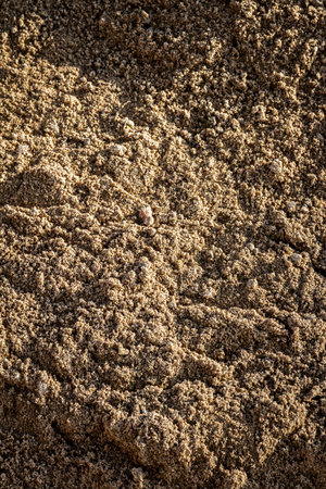 Background of scattered sand fine gravel textureの写真素材
