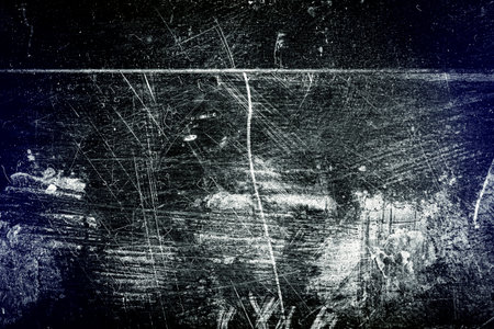 Scratched dirty dusty copper plate texture, old metal background. Cloudy and scratchy brass. Black...