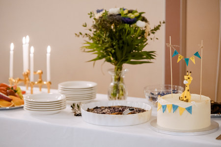 Catering wedding buffet for events. Shallow depth of fieldの写真素材