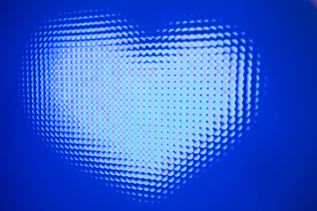 led diodes blue - st.valentineの写真素材