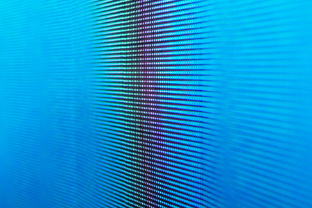 Blue flat surface of LED screen backgroundの写真素材