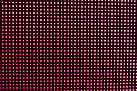 Pink colored LED smd screen background - frontal viewの写真素材