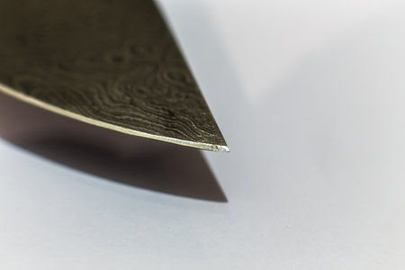 Knifepoint of the damask dagger - close up macro pictureの写真素材