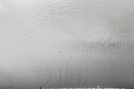 Rain drops on the window - real 135mm texture for designers to apply in the linear light regimeの写真素材