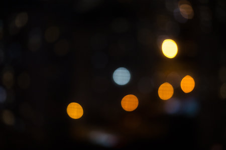 Abstract light flares on the black background for designers and retouch to apply in screen regime to...