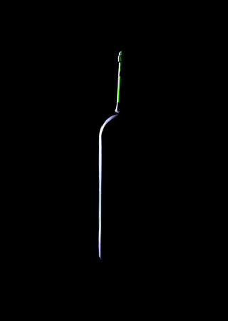 Bottle of wine light silhouette on a black background - compositional minimal product photoの写真素材