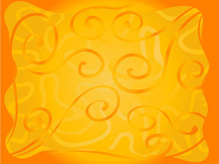 Bright orange backgroundのイラスト素材