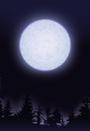 Full moon の写真素材