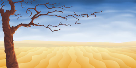 Desert tree (other landscapes are in my gallery)のイラスト素材