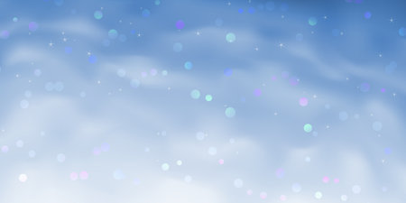 Blue sparkling sky backgroundのイラスト素材