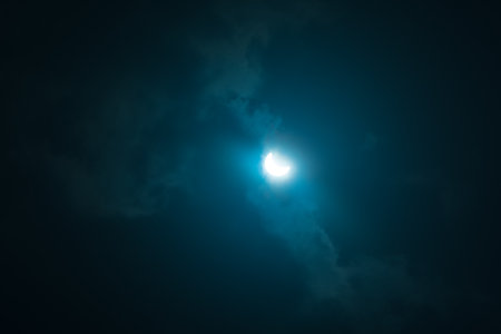 Partial Solar Eclipse on a Cloudy Day March 20, 2015