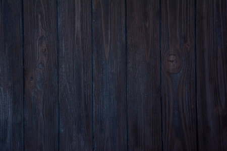 Dark blue vintage wooden old planks backgroundの写真素材