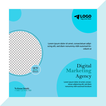 Modern Business post banner vector fileのイラスト素材