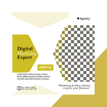 Modern business post banner design vector fileのイラスト素材