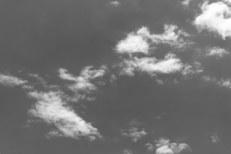 Close up white and black clouds in the summer for holiday background,Used in graphics and wallpaper...