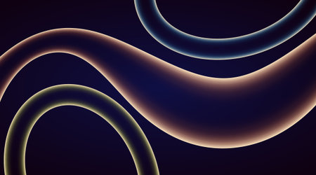 Abstract fluid graphic gradient color mesh illustration.Modern design template for posters, websites, cards.のイラスト素材
