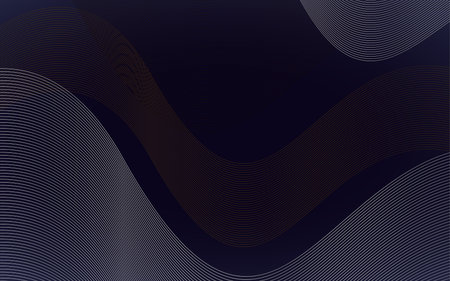 Dynamic wave lines background shining digital abstract with futuristic technology concept