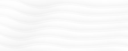 Abstract white wavy lines creating a smooth, flowing pattern perfect for minimalist designs and modern backgrounds.のイラスト素材