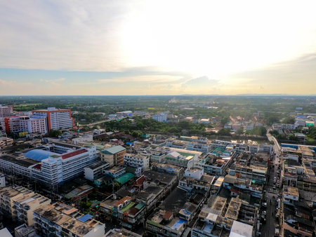 view of the cityの写真素材