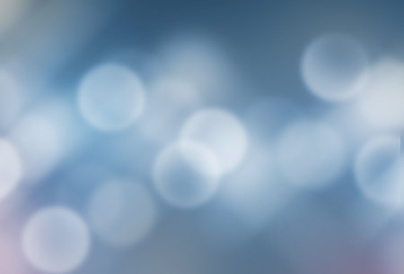 Blurred Lights on blue background or Lights on blue background.