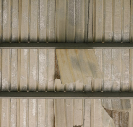 Old Heat insulation on roof,