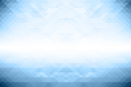 Low poly Abstract background in blue tone.