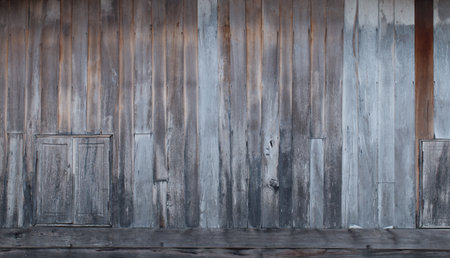 Old Wooden panel texture for background, vintage texture style.の写真素材
