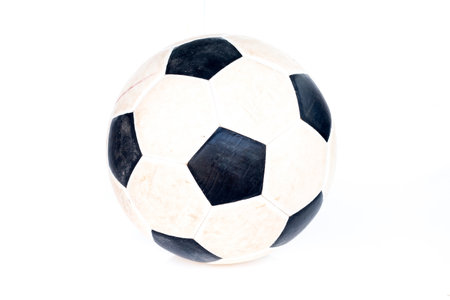 Soccer ball on white background.の写真素材