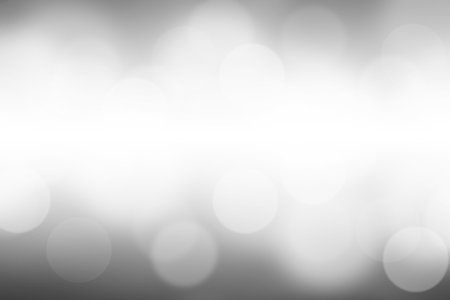 Blurred light gray gradient bokeh abstract background.の写真素材