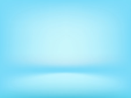 Blue gradient abstract backdrop or light stage background.のイラスト素材