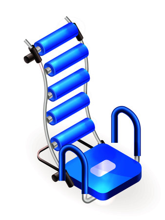 Ab trainer - fitness salon equipment のイラスト素材