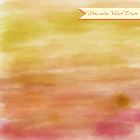 Pink and yellow watercolor textureのイラスト素材