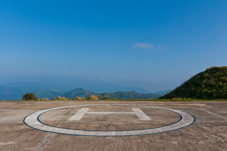 Camping at Hillの写真素材