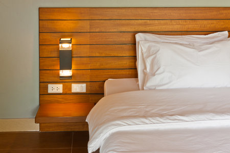 Bedroom at my resortの写真素材