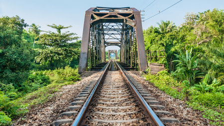 Railway in Thailandの写真素材
