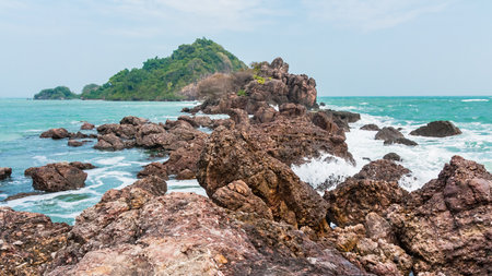 Island on daylightの写真素材