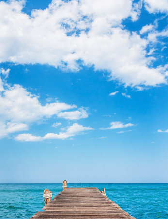 Sea on daylight in Thailand Asiaの写真素材