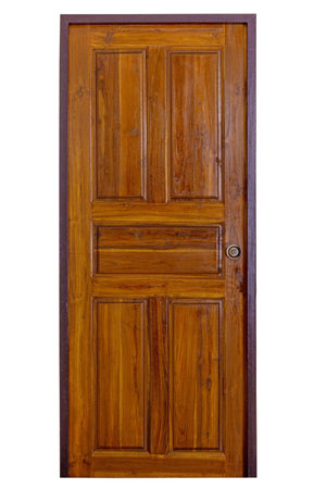 Wooden door with boarder vintage styleの写真素材
