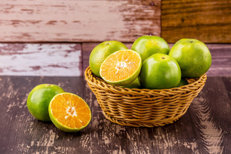 Orange fresh fruit from Thailand Asiaの写真素材