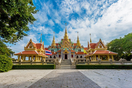 Temple with relic of the Buddha in Prachuabkirikhan Province, Thailand Asiaの写真素材