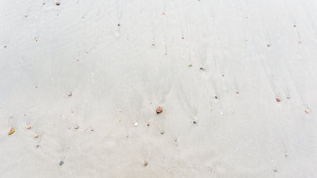 Sand background at the beach on twilight timeの写真素材