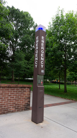 An emergency call boxの写真素材