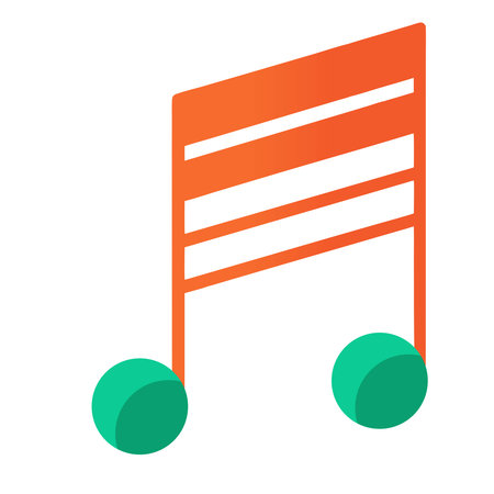 Music notes graphic illustration.のイラスト素材